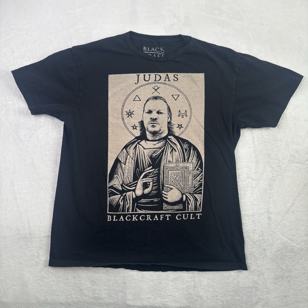 BlackCraft Cult Judas Black Short Sleeve Graphic Shirt Men's Large